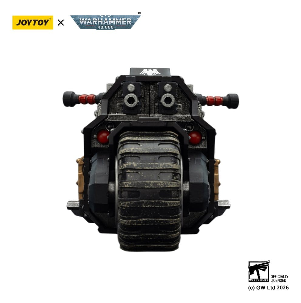 Warhammer 40,000 Raider-mönster Stridscykel Raven Guard med tvillingkopplade boltriflar 22 cm