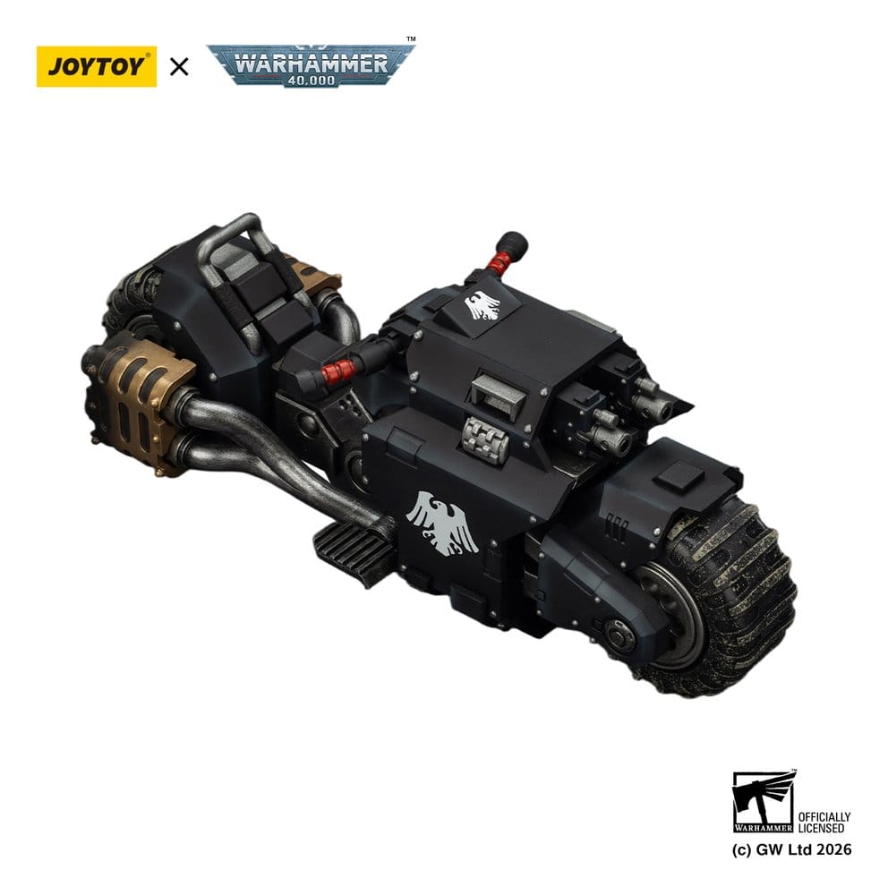 Warhammer 40,000 Raider-mönster Stridscykel Raven Guard med tvillingkopplade boltriflar 22 cm