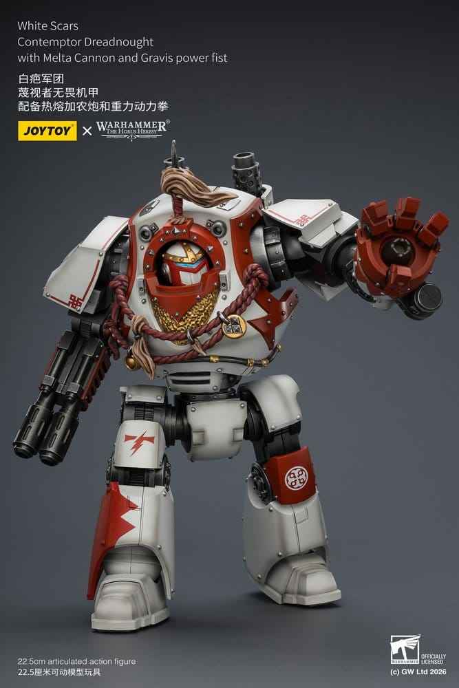 Warhammer The Horus Heresy Actionfigur White Scars Contemptor Dreadnought 23 cm