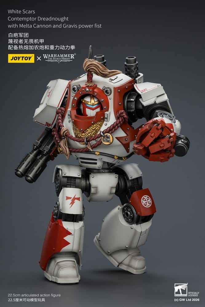 Warhammer The Horus Heresy Actionfigur White Scars Contemptor Dreadnought 23 cm