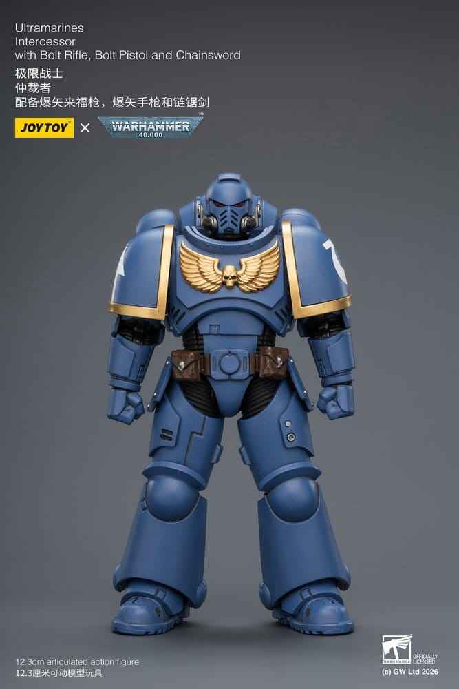 Warhammer 40,000 Actionfigur Ultramarines Intercessor 12 cm