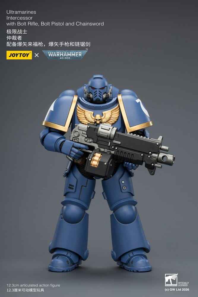Warhammer 40,000 Actionfigur Ultramarines Intercessor 12 cm