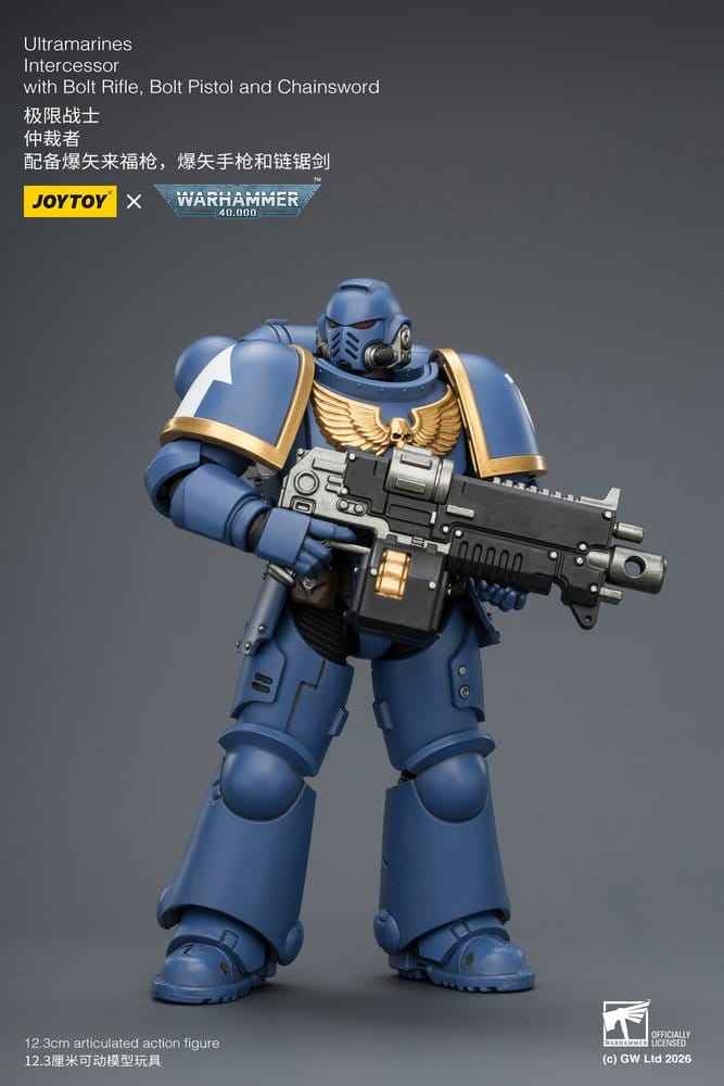 Warhammer 40,000 Actionfigur Ultramarines Intercessor 12 cm