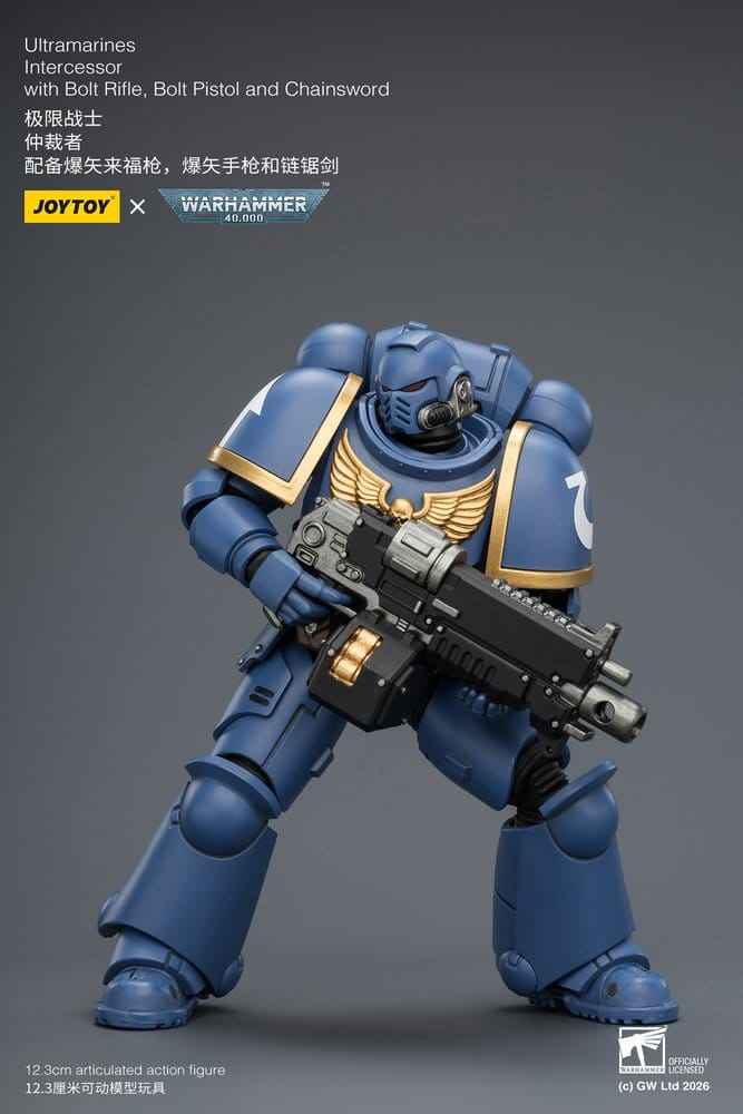 Warhammer 40,000 Actionfigur Ultramarines Intercessor 12 cm