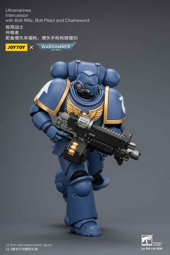 Warhammer 40,000 Actionfigur Ultramarines Intercessor 12 cm