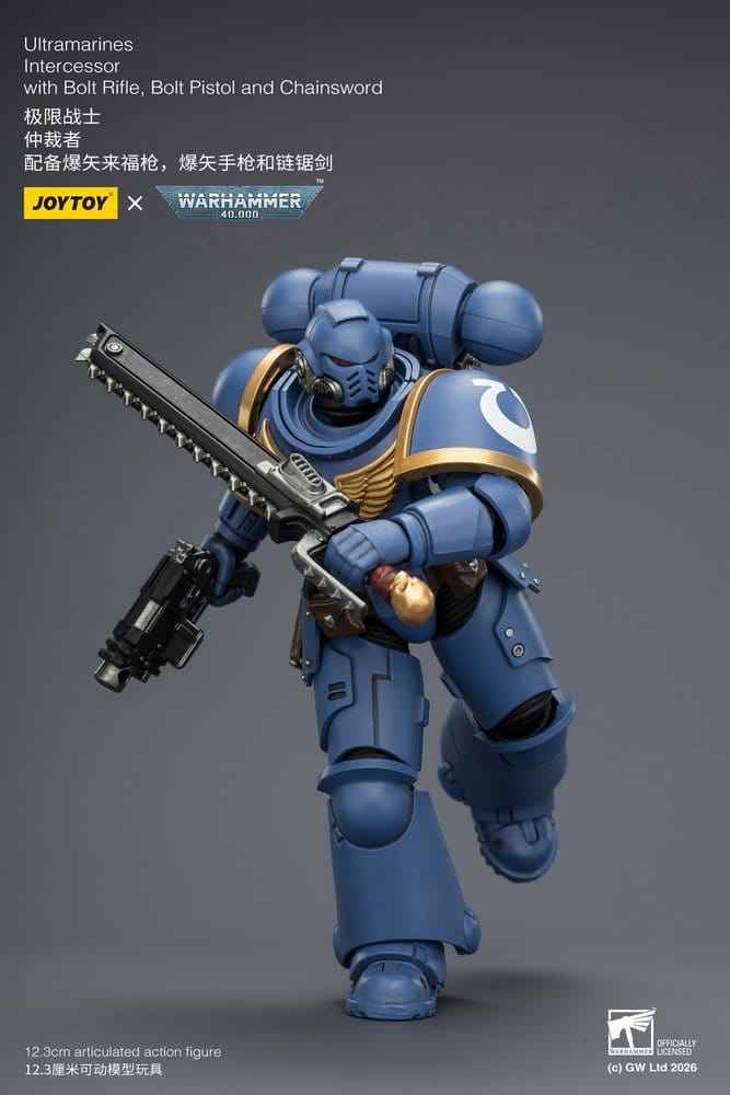 Warhammer 40,000 Actionfigur Ultramarines Intercessor 12 cm