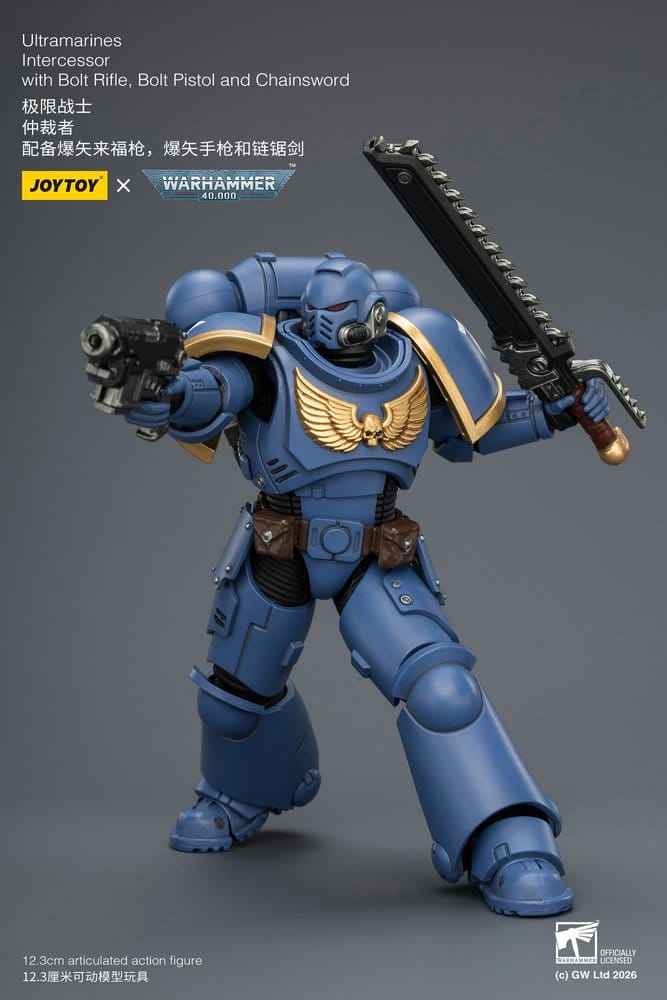 Warhammer 40,000 Actionfigur Ultramarines Intercessor 12 cm