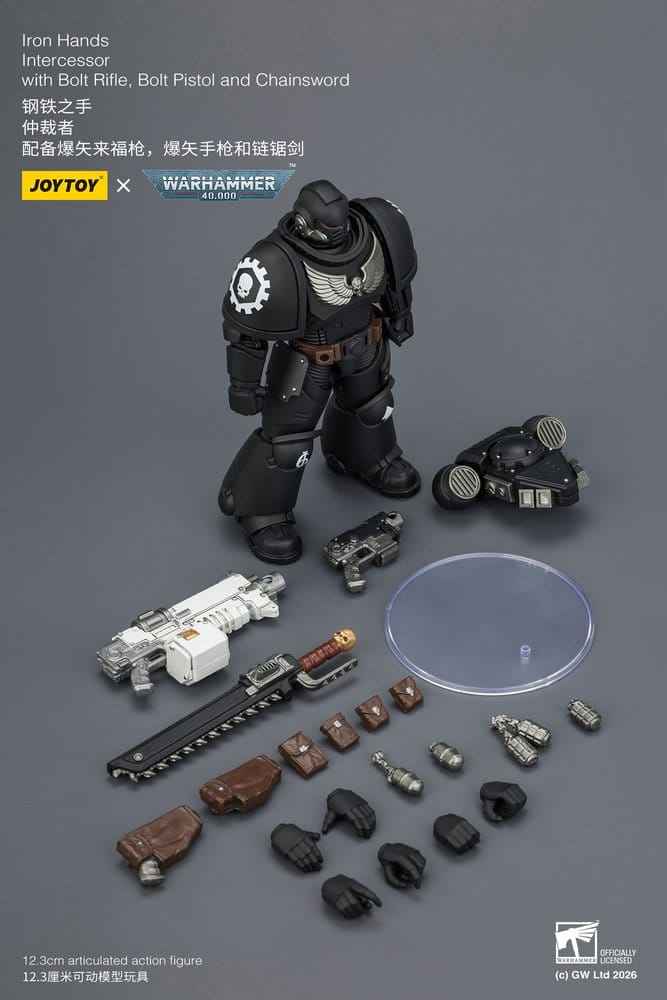 Warhammer 40,000 Actionfigur Iron Hands Intercessor 12 cm