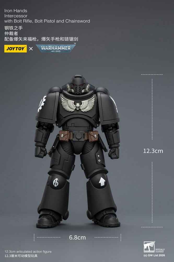 Warhammer 40,000 Actionfigur Iron Hands Intercessor 12 cm