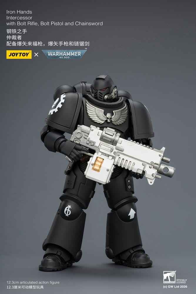 Warhammer 40,000 Actionfigur Iron Hands Intercessor 12 cm