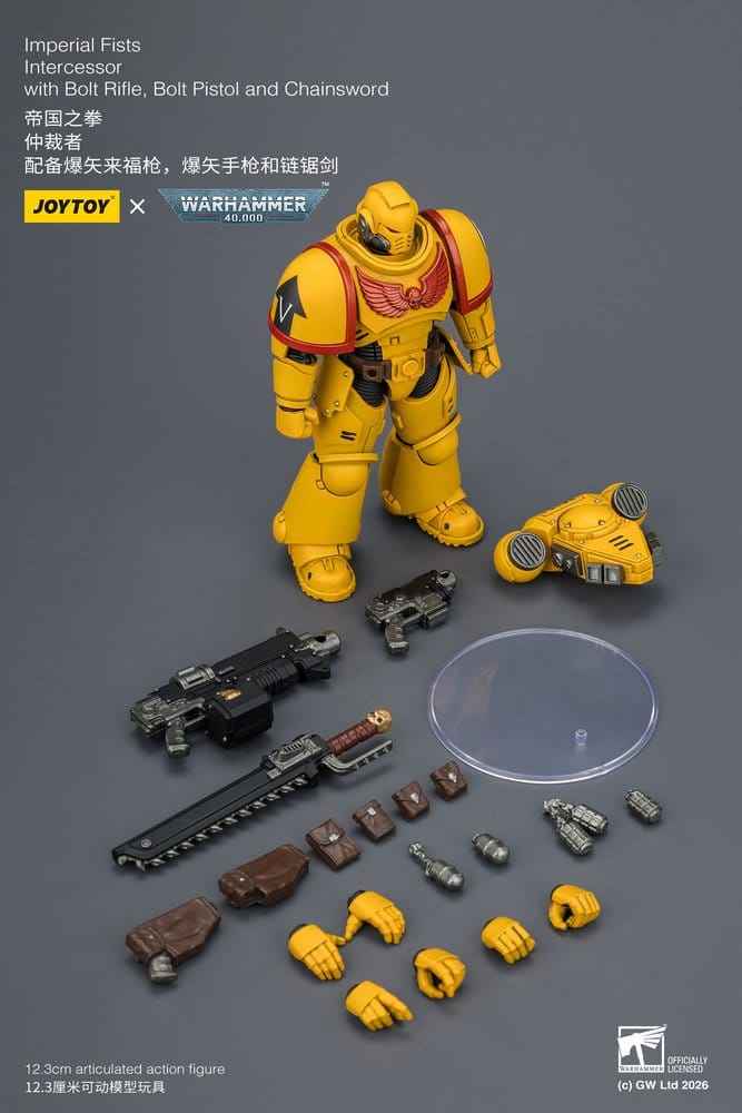 Warhammer 40,000 Actionfigur Imperial Fists Intercessor 12 cm
