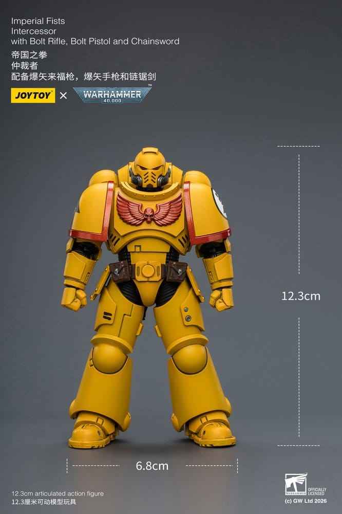 Warhammer 40,000 Actionfigur Imperial Fists Intercessor 12 cm