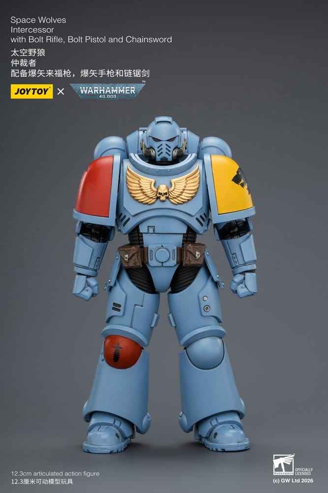 Warhammer 40,000 Actionfigur Space Wolves Intercessor 12 cm