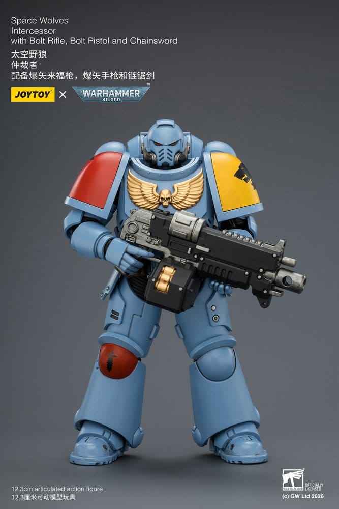 Warhammer 40,000 Actionfigur Space Wolves Intercessor 12 cm