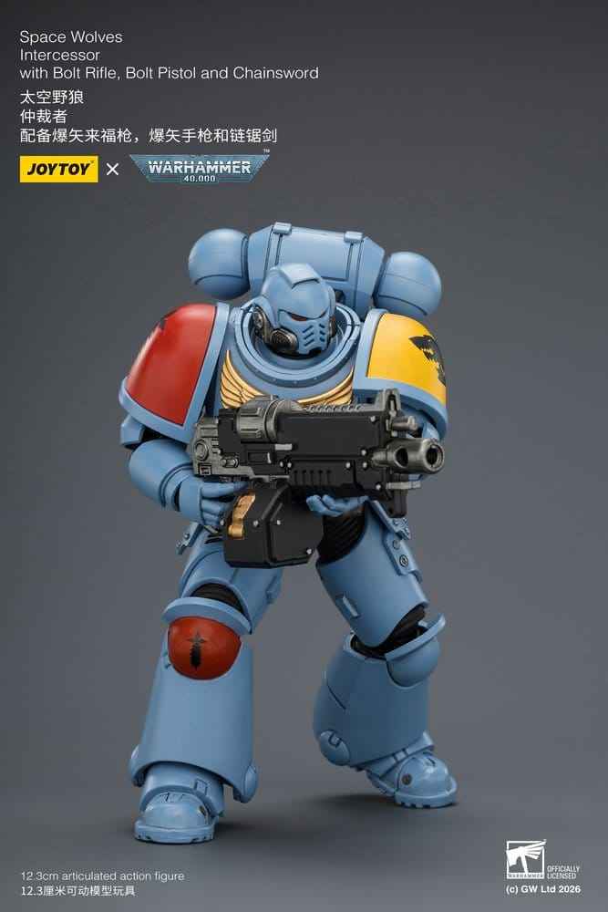 Warhammer 40,000 Actionfigur Space Wolves Intercessor 12 cm