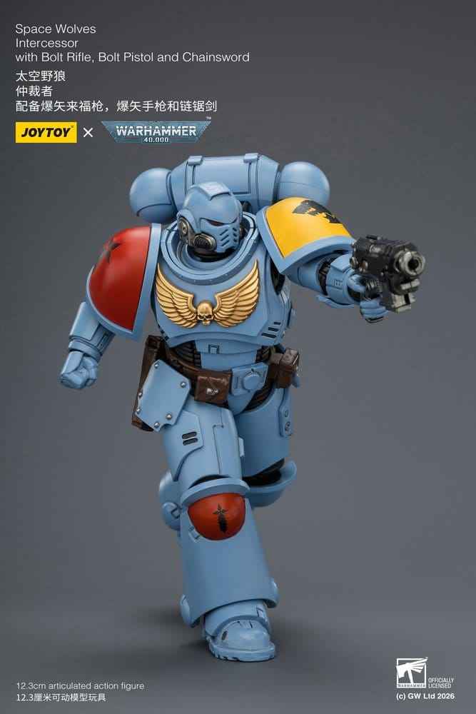 Warhammer 40,000 Actionfigur Space Wolves Intercessor 12 cm