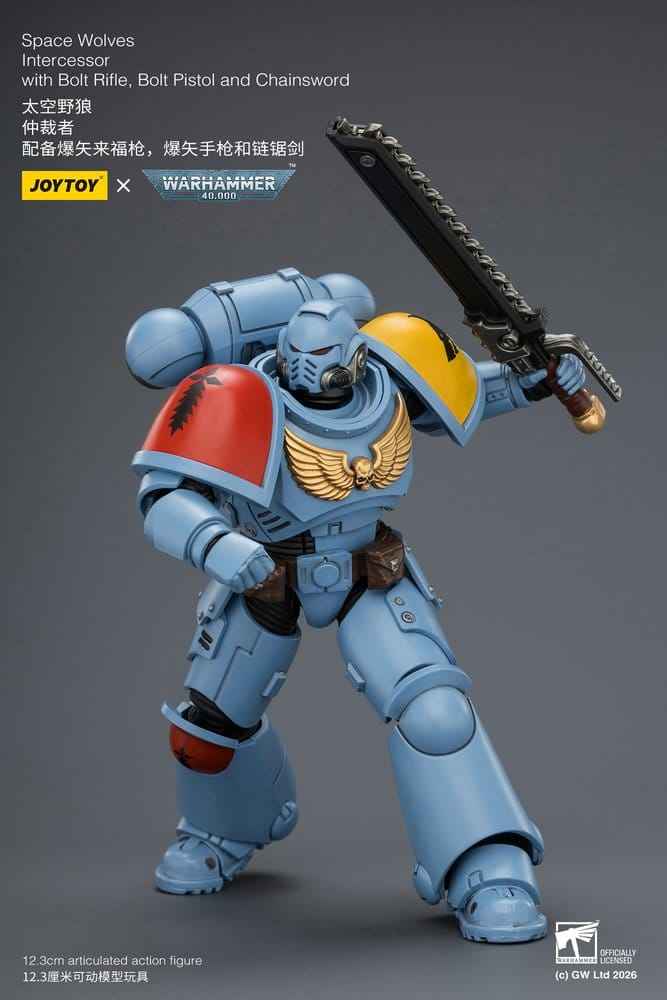 Warhammer 40,000 Actionfigur Space Wolves Intercessor 12 cm