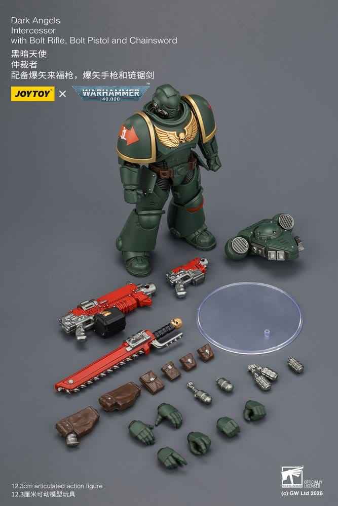 Warhammer 40,000 Actionfigur Dark Angels Intercessor 12 cm