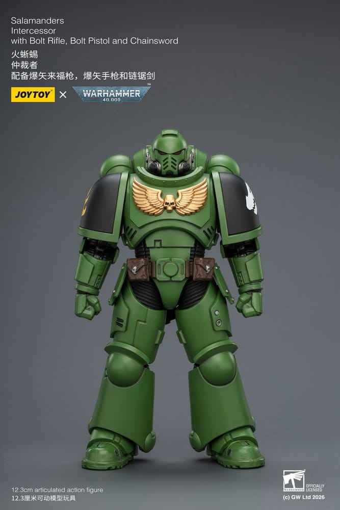 Warhammer 40,000 Actionfigur Salamanders Intercessor 12 cm