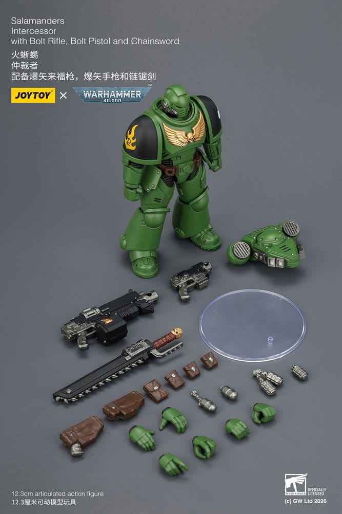 Warhammer 40,000 Actionfigur Salamanders Intercessor 12 cm