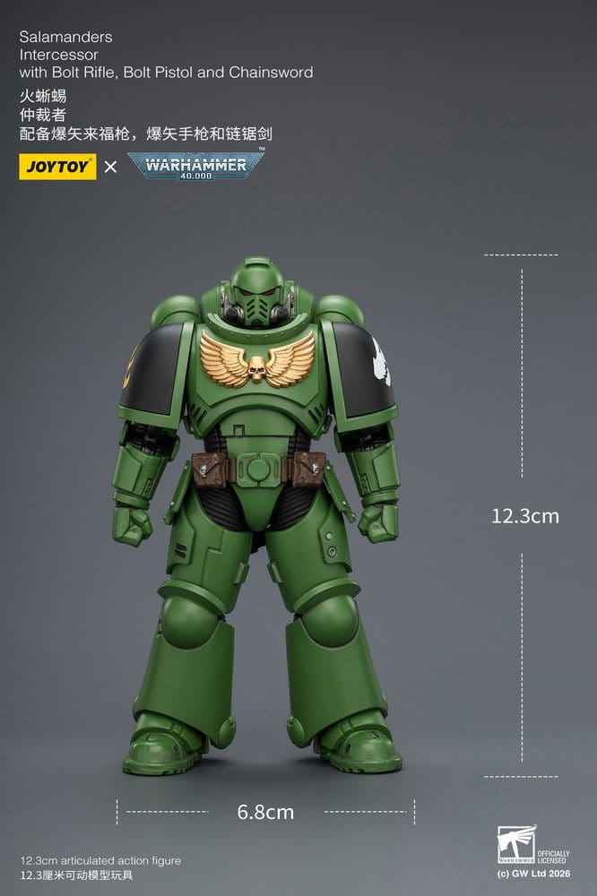 Warhammer 40,000 Actionfigur Salamanders Intercessor 12 cm