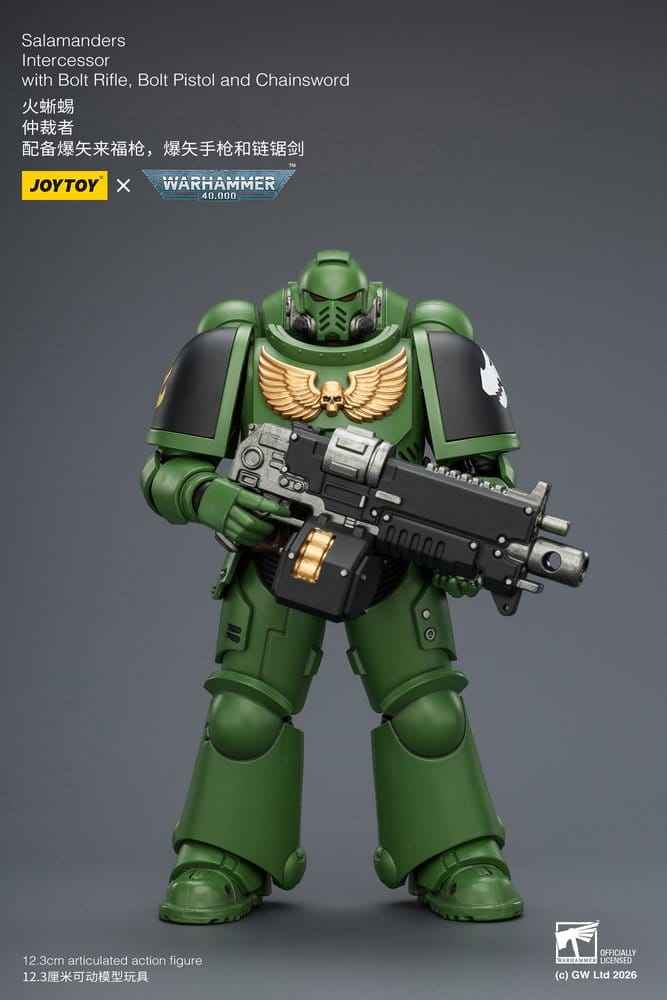 Warhammer 40,000 Actionfigur Salamanders Intercessor 12 cm
