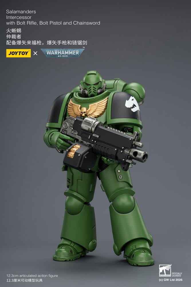 Warhammer 40,000 Actionfigur Salamanders Intercessor 12 cm