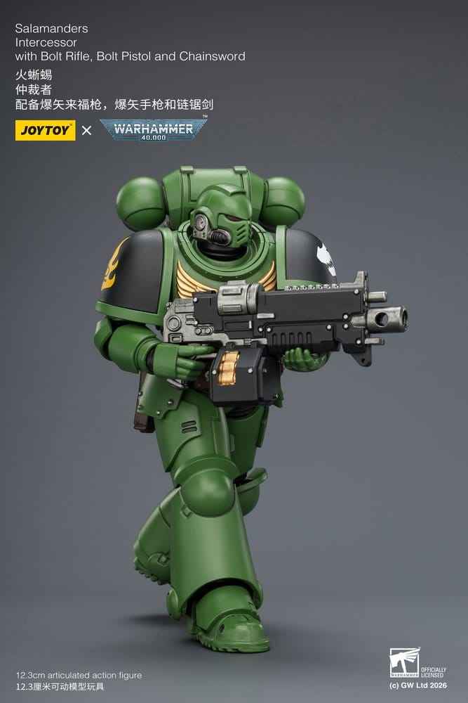 Warhammer 40,000 Actionfigur Salamanders Intercessor 12 cm