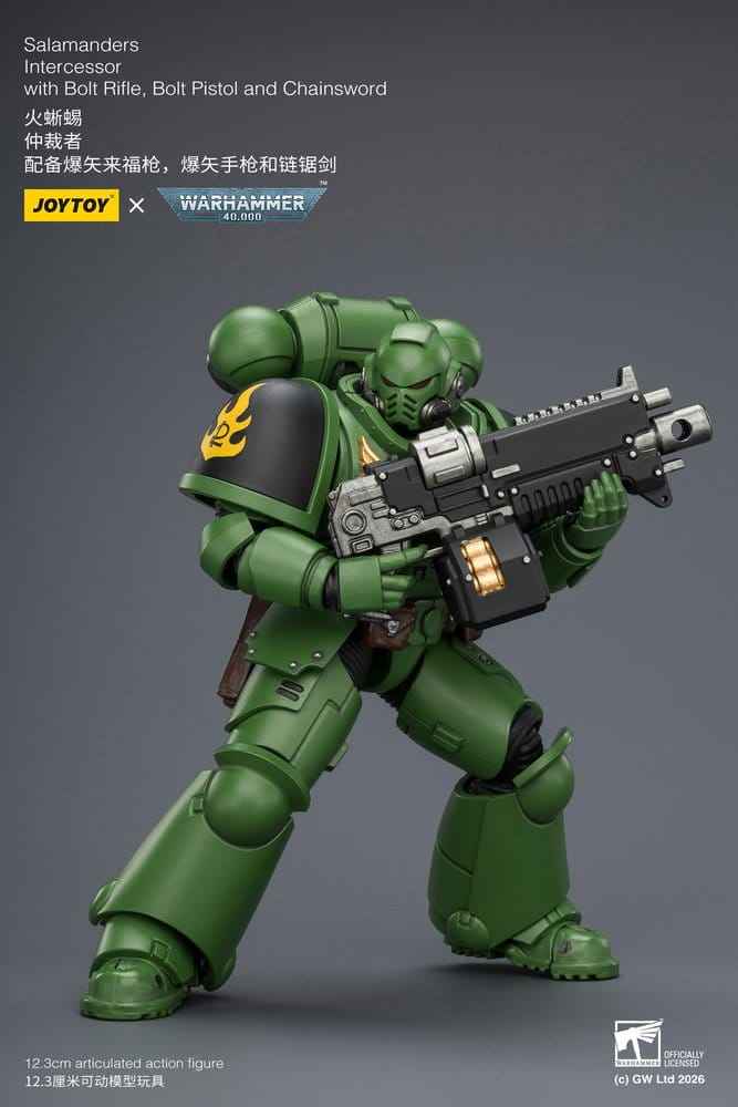 Warhammer 40,000 Actionfigur Salamanders Intercessor 12 cm
