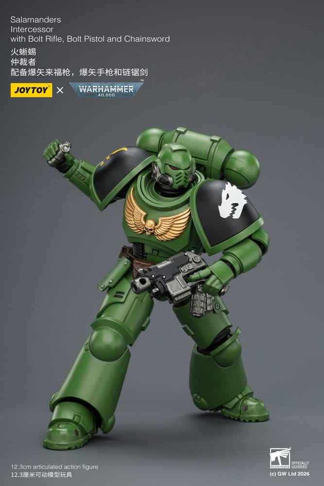 Warhammer 40,000 Actionfigur Salamanders Intercessor 12 cm
