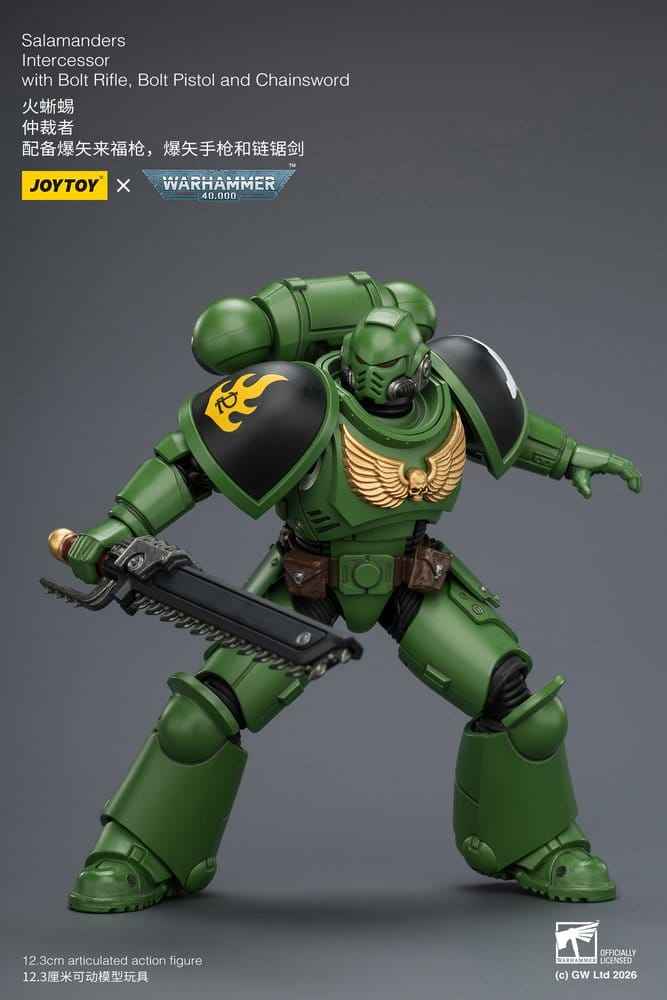 Warhammer 40,000 Actionfigur Salamanders Intercessor 12 cm