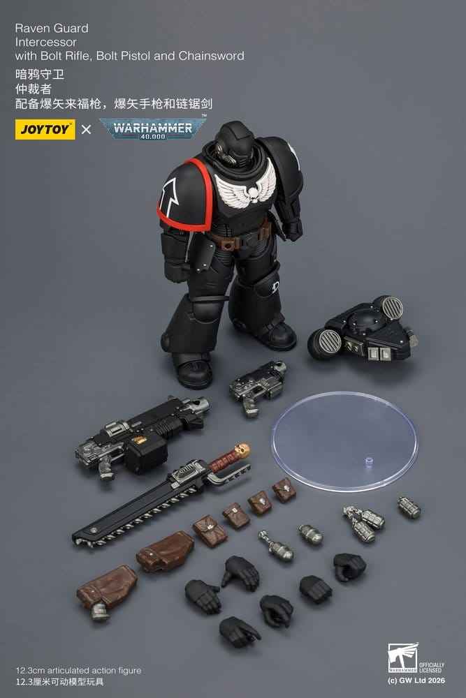 Warhammer 40,000 Actionfigur Raven Guard Intercessor 12 cm