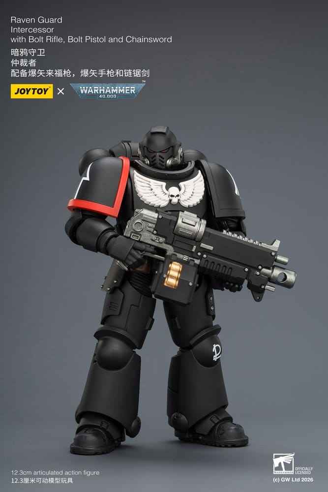 Warhammer 40,000 Actionfigur Raven Guard Intercessor 12 cm