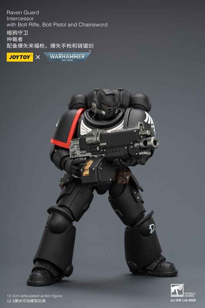 Warhammer 40,000 Actionfigur Raven Guard Intercessor 12 cm
