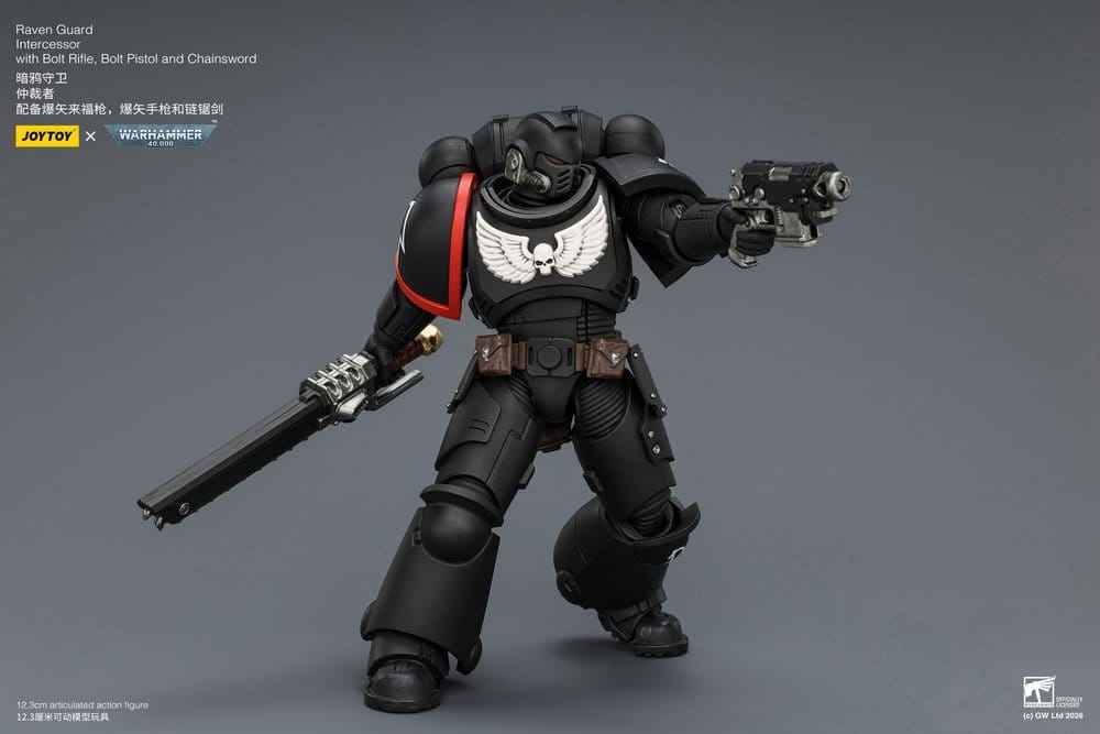Warhammer 40,000 Actionfigur Raven Guard Intercessor 12 cm