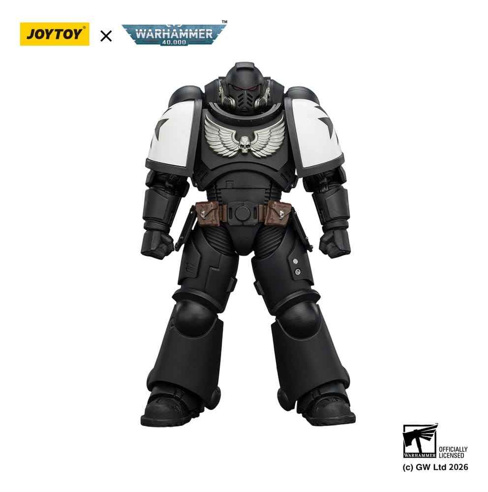 Warhammer 40,000 Actionfigur Svarta Tempelriddare Intercessor 12 cm