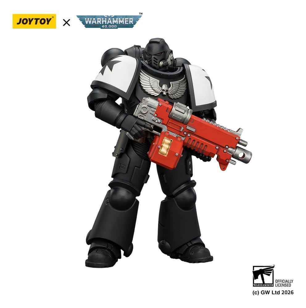 Warhammer 40,000 Actionfigur Svarta Tempelriddare Intercessor 12 cm