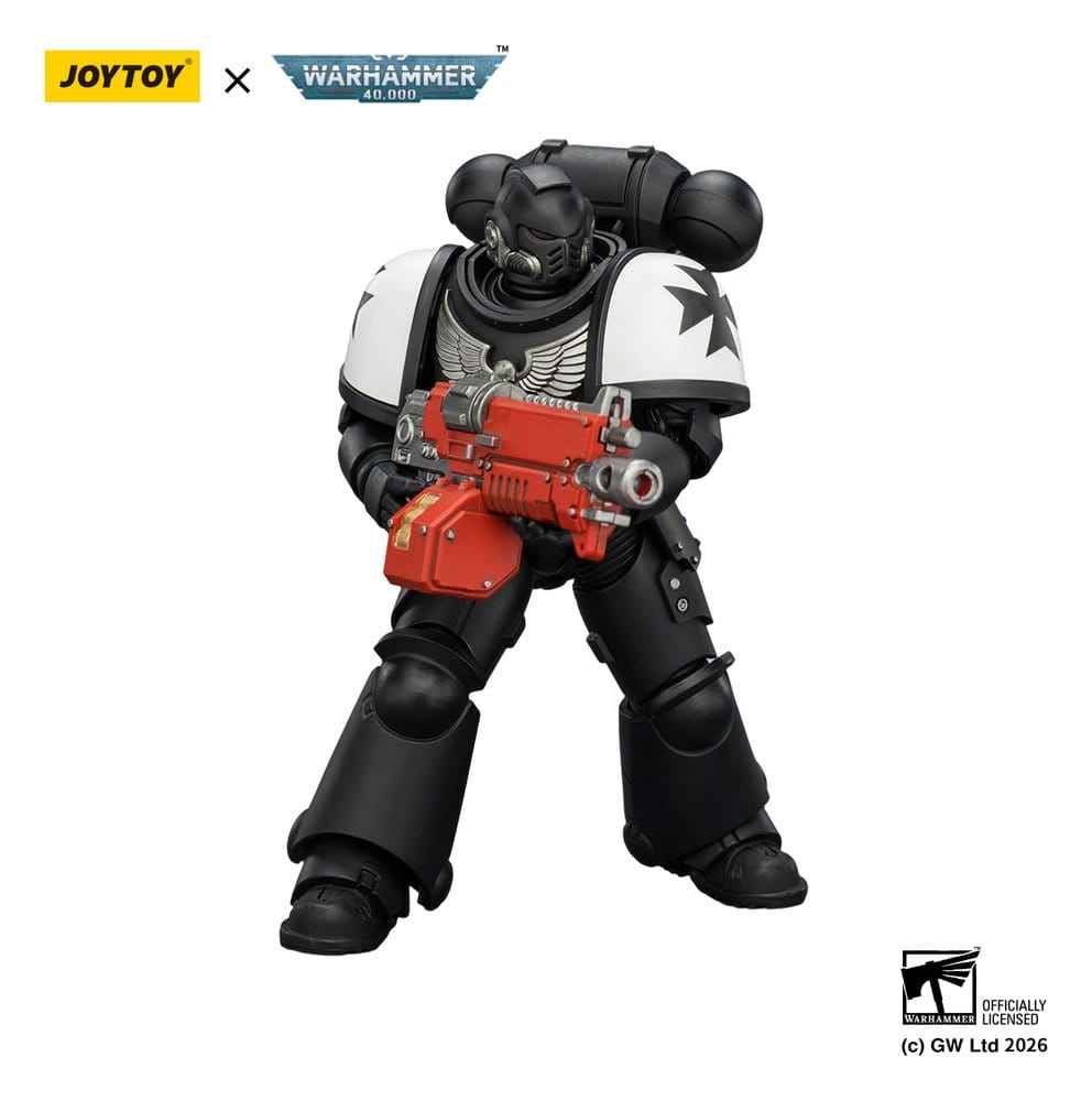 Warhammer 40,000 Actionfigur Svarta Tempelriddare Intercessor 12 cm
