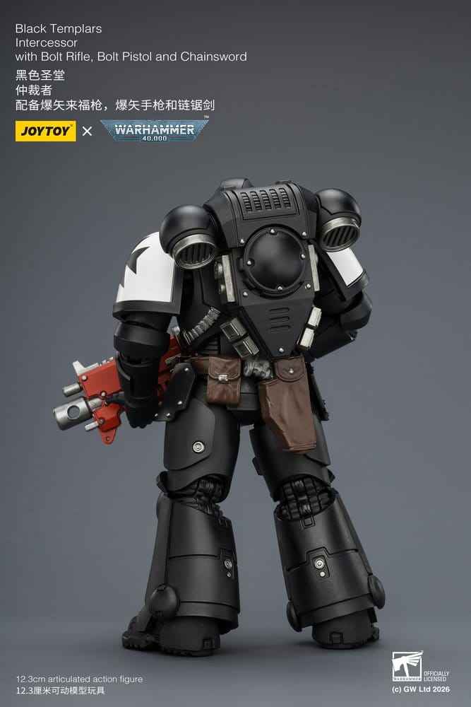 Warhammer 40,000 Actionfigur Svarta Tempelriddare Intercessor 12 cm