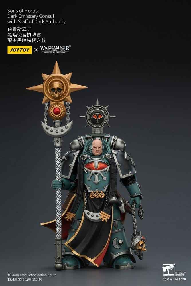 Warhammer The Horus Heresy Aktionsfigur Sons of Horus Mörk Emissarie Konsul 12 cm