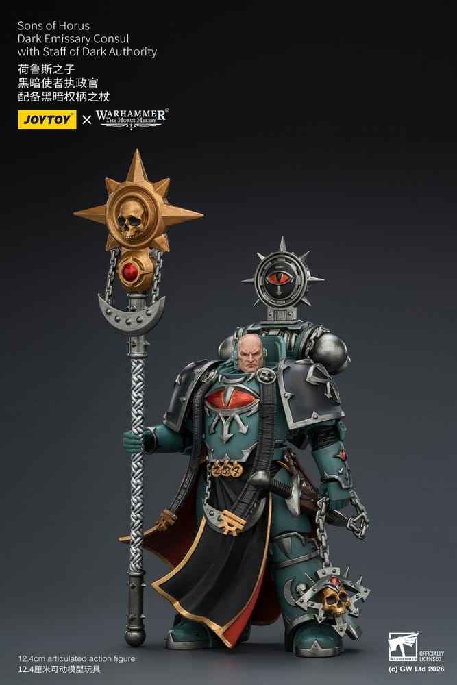 Warhammer The Horus Heresy Aktionsfigur Sons of Horus Mörk Emissarie Konsul 12 cm