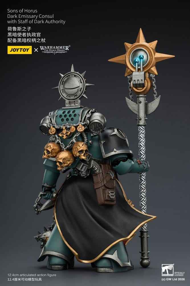 Warhammer The Horus Heresy Aktionsfigur Sons of Horus Mörk Emissarie Konsul 12 cm