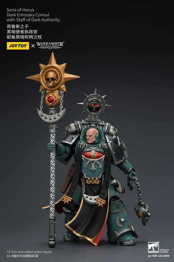 Warhammer The Horus Heresy Aktionsfigur Sons of Horus Mörk Emissarie Konsul 12 cm