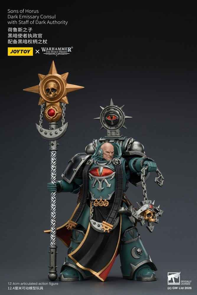 Warhammer The Horus Heresy Aktionsfigur Sons of Horus Mörk Emissarie Konsul 12 cm