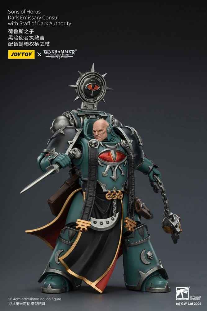 Warhammer The Horus Heresy Aktionsfigur Sons of Horus Mörk Emissarie Konsul 12 cm