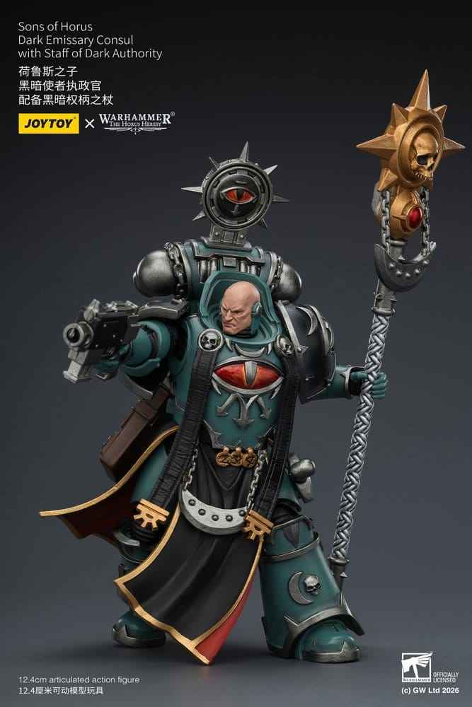 Warhammer The Horus Heresy Aktionsfigur Sons of Horus Mörk Emissarie Konsul 12 cm