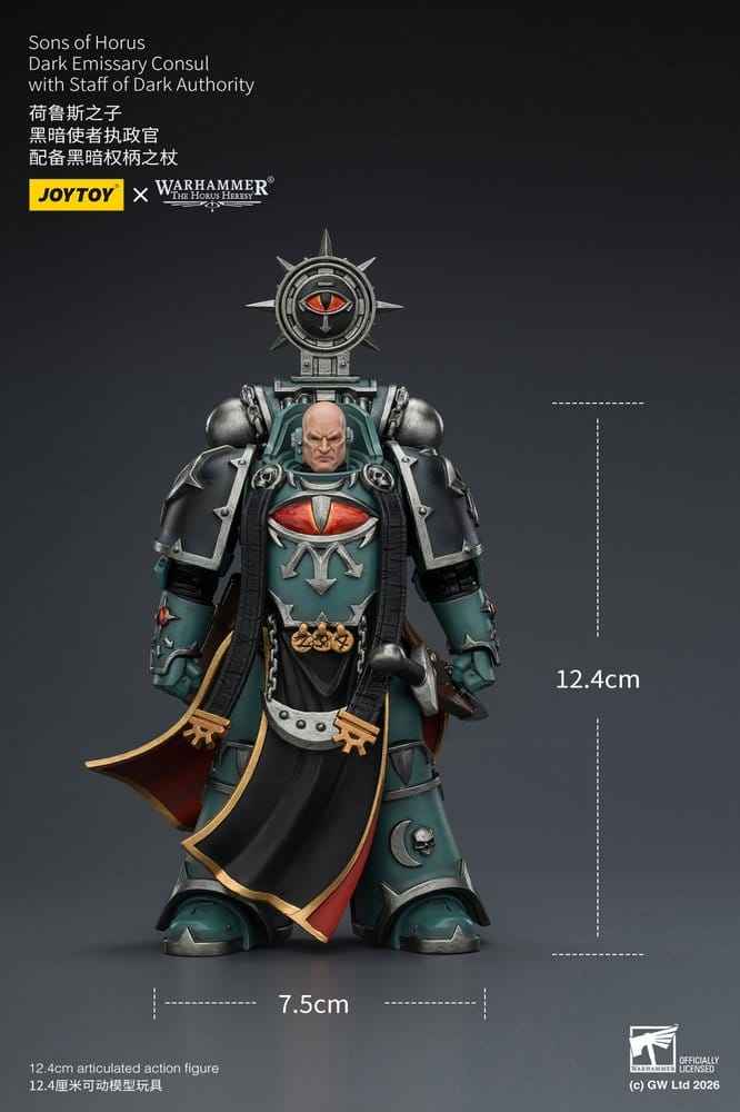 Warhammer The Horus Heresy Aktionsfigur Sons of Horus Mörk Emissarie Konsul 12 cm