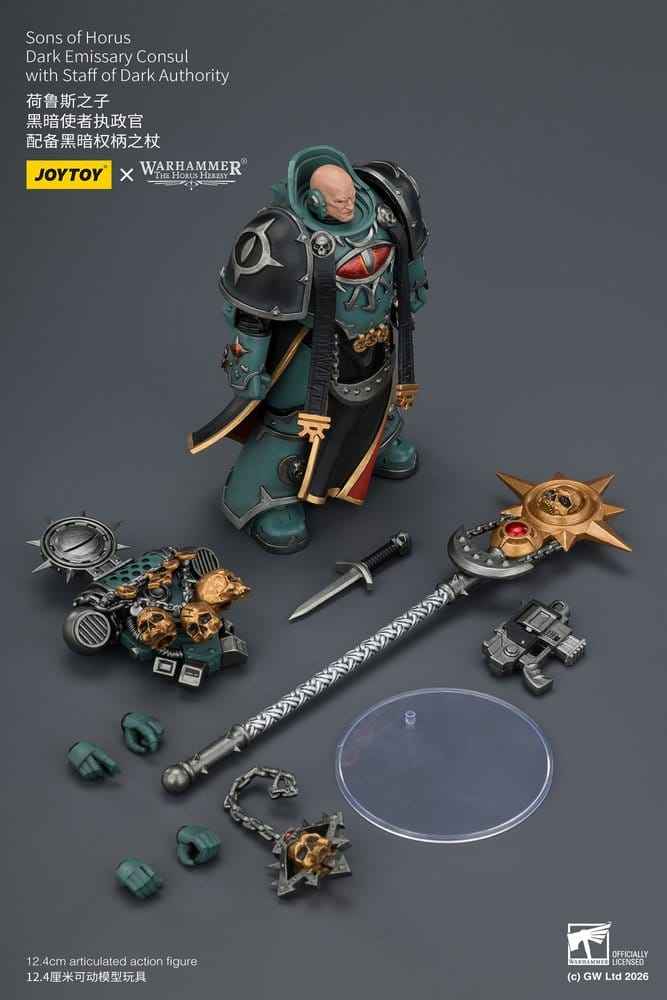 Warhammer The Horus Heresy Aktionsfigur Sons of Horus Mörk Emissarie Konsul 12 cm
