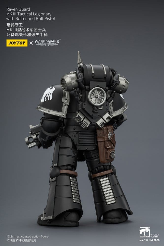 Warhammer 40,000 Actionfigur Raven Guard MK III Taktisk Legionär 12 cm