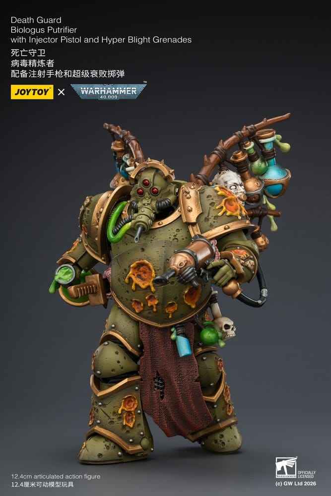 Warhammer 40,000 Actionfigur Death Guard Biologus Putrifier 12 cm
